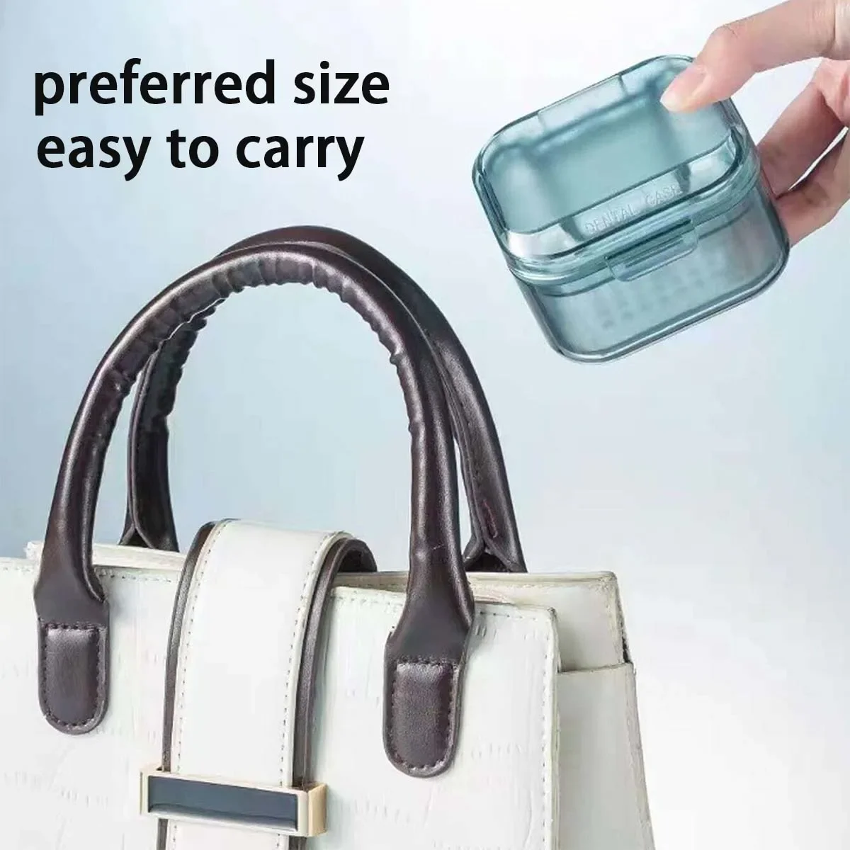 

Dental Retainer Case for Braces Mouth Guard Storage Box Orthodontic Appliance Holder Denture Container Oral Hygiene Tray
