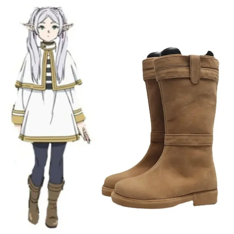 2025 22 Anime At The Funeral Frieren Botas Cosplay Unissex Role Play Sapatos de Qualquer Tamanho
