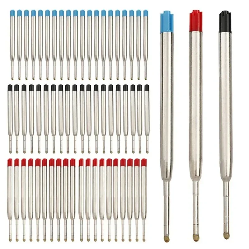 5/10/20Pcs Ballpoint Pen Refill For Parker Pens Medium Point L:3.9 In Black Ink Rods Refill Writing Office Stationery Supplies