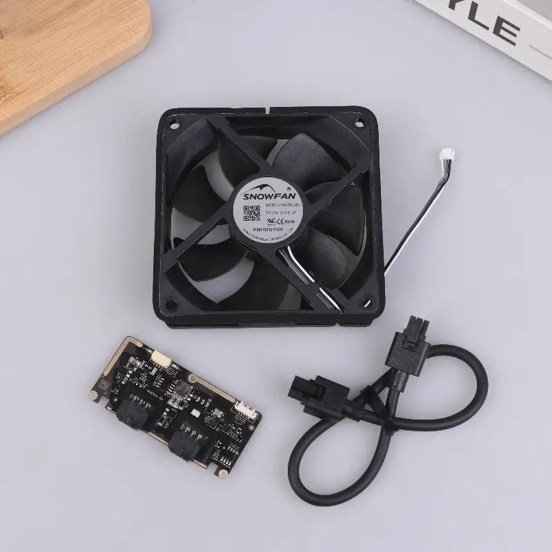 

1 Set For P2S External Exhaust Fan Kit 3D Printer Upgrade Accessories P2S Chamber Exhaust Fan Spare Parts Purify Exhaust