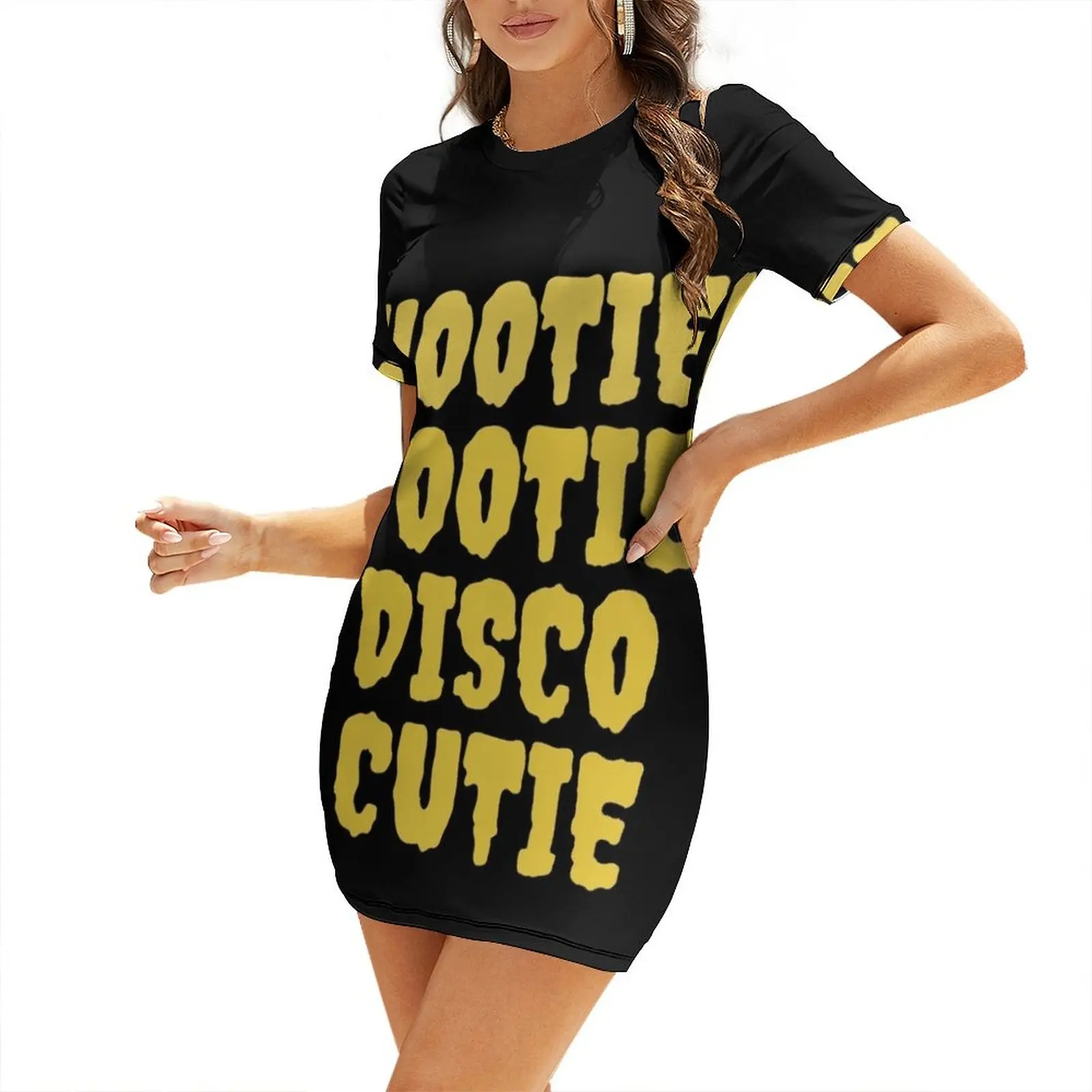 

HOOTIE TOOTIE DISCO CUTIE Short Sleeved Dress women party dresses Party dresses Women long dress