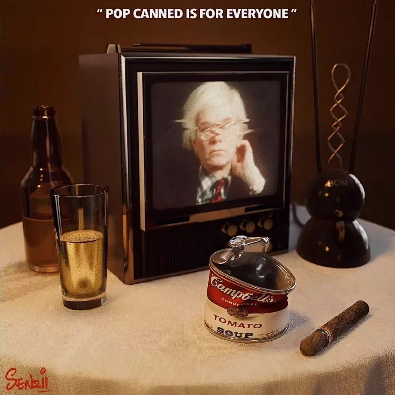 الهدايا الإبداعية المد اللعب المنزل الشكل زخرفة منفضة سجائر المعلبة الشعبية