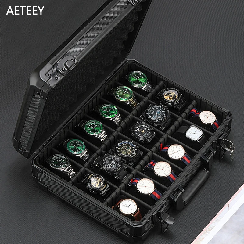 

For Watch Watch Case Safe Suitcase Watch Organizer Storage Display Desktop Display of Jewelry Box Model Room Customizable Logo