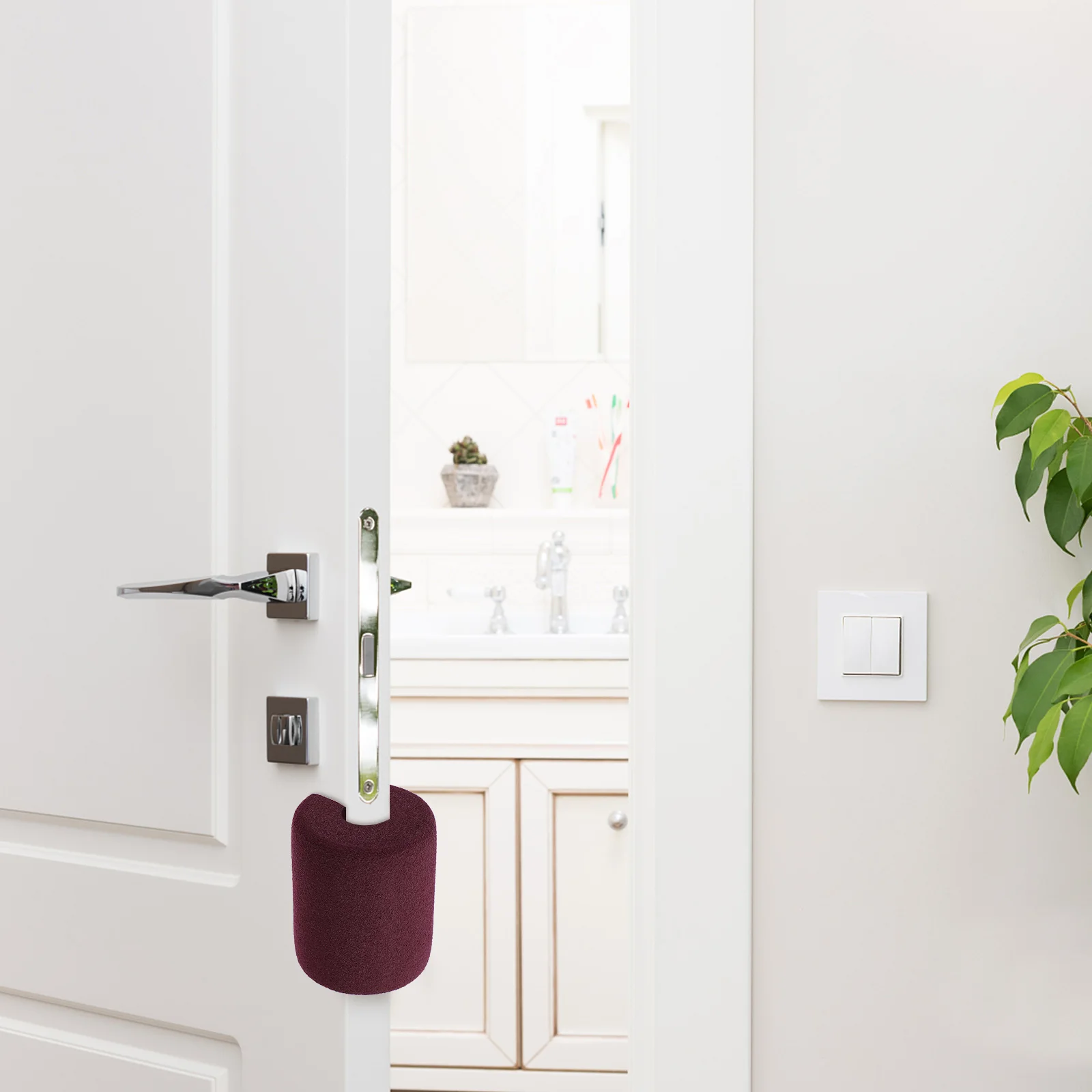 

2Pcs Safe Door Stopper with Anti-Skid Grip Prevent Finger Injury from Closing Doors Ideal for Nursery Home Door Protection