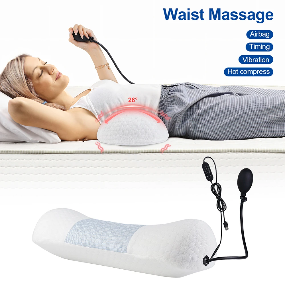 Lumbar Spine Support Pillow Sleeping Memory Foam Sleeping In Bed Waist Support Cushion Waist Support Back Sleepers