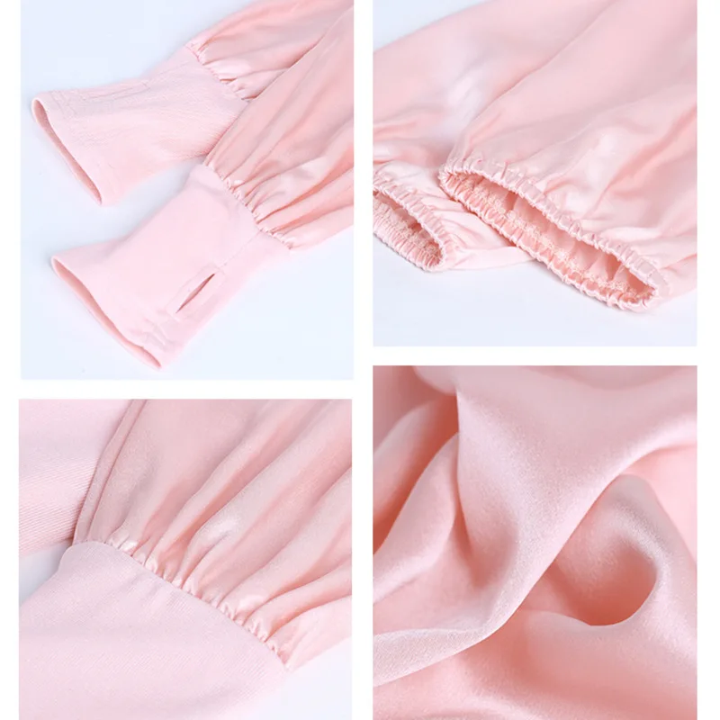 Winsleter-6A 100% 진짜 실크 선 스크린 슬리브, 여성 운전 태양 보호 UV, 통기성 얇은 팔 장갑, 2025 여름 A57132CC