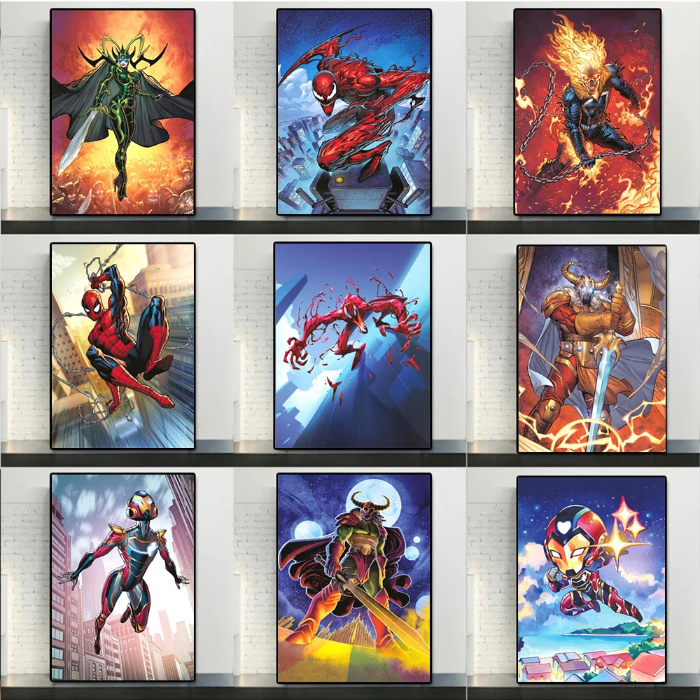 Marvel Snap Card Game Spider-Man Canvas Painting HD Prints Poster Modern Wall Art Pictures Living Room Home Decor Kid's Gift