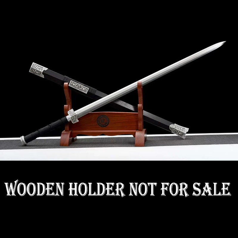 Swords real blade. Manganese Steel, Full Size Chinese Swords 1060, Handmade, Collection, Present, Full Tang, Silver Sword