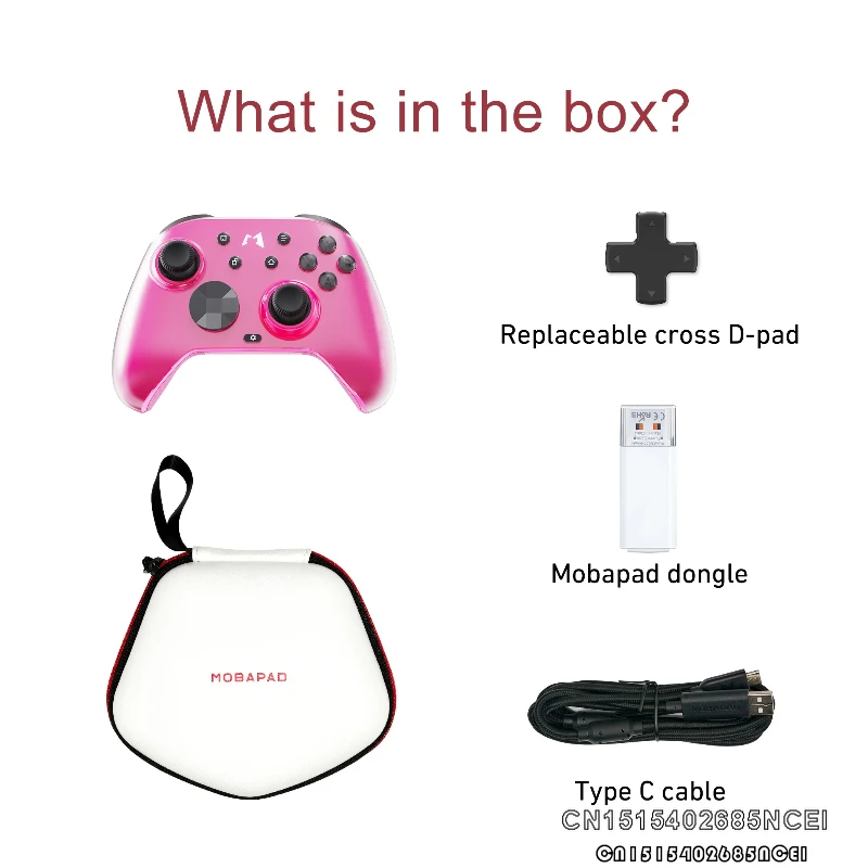 Zuno Mobapad HuBen2 controlador de juego inalámbrico Bluetooth HD Rumble Joystick Gamepads para interruptor PC Hall gatillo botón mecánico