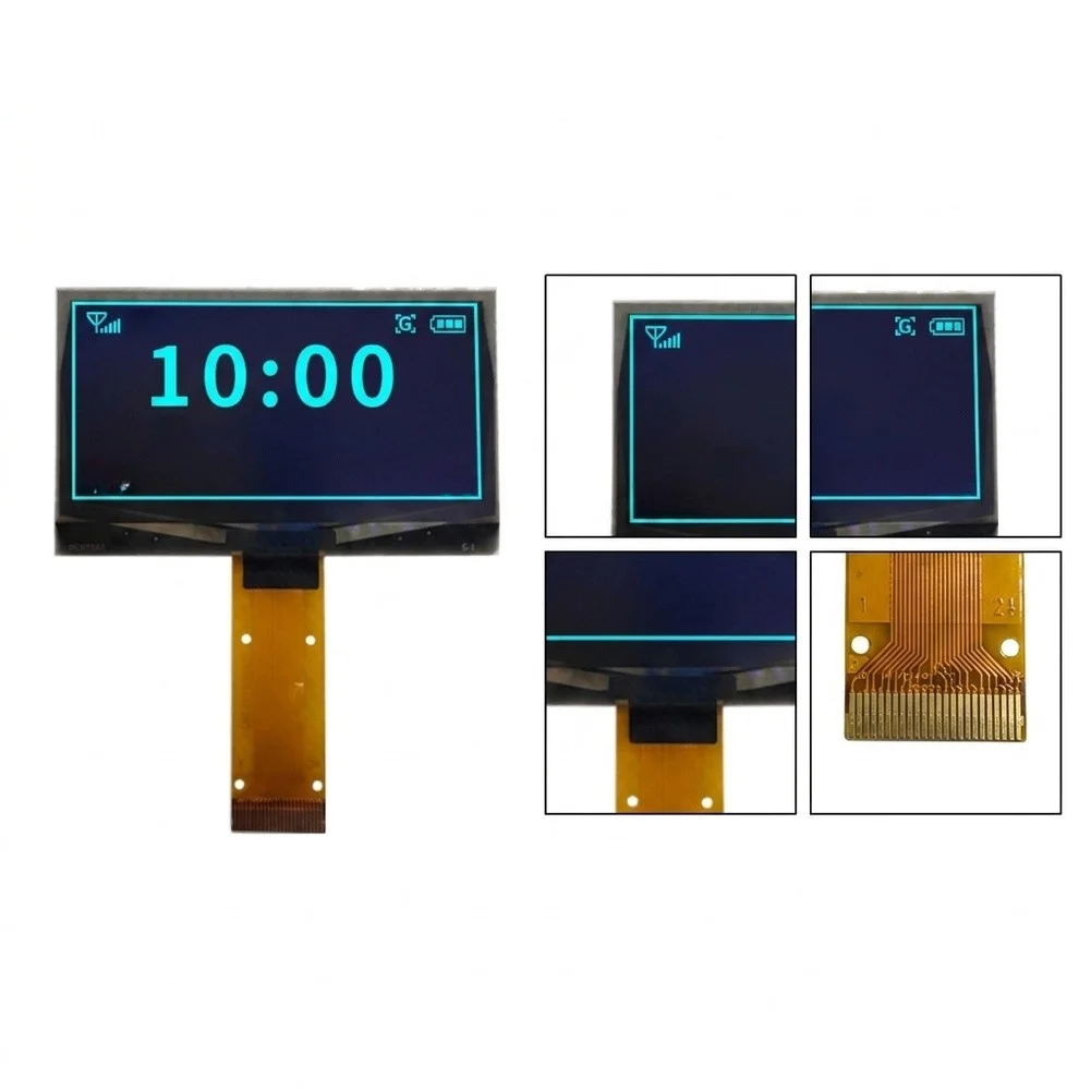 2.42 Inch 128x64 Display Screen 24Pin SSD1309 Driver Board, Electronic Circuit DIY Programming Module Maintenance Measuring