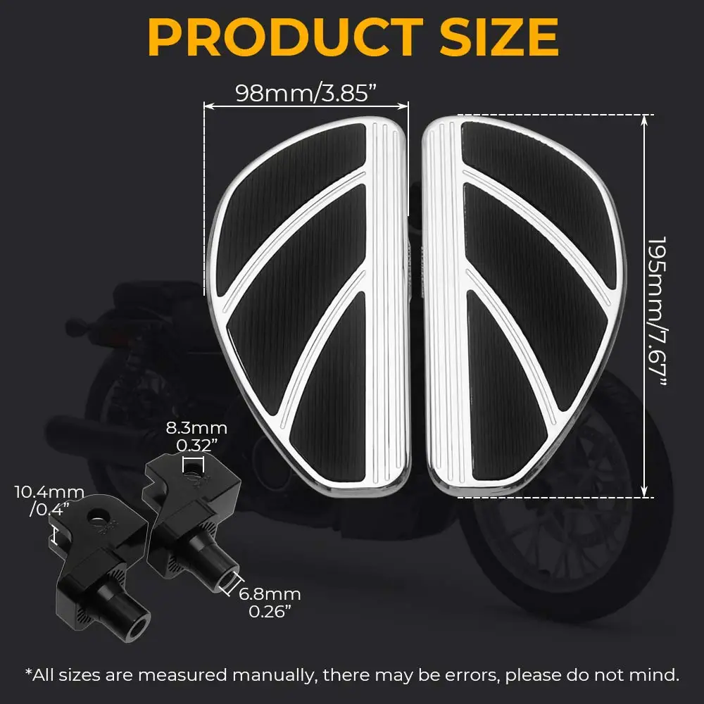 For Harley Sportster S RH1250S Special RH975S RH975 21-26 Foot Pegs Pedals Motorcycle Driver Front Footrest Floorboards