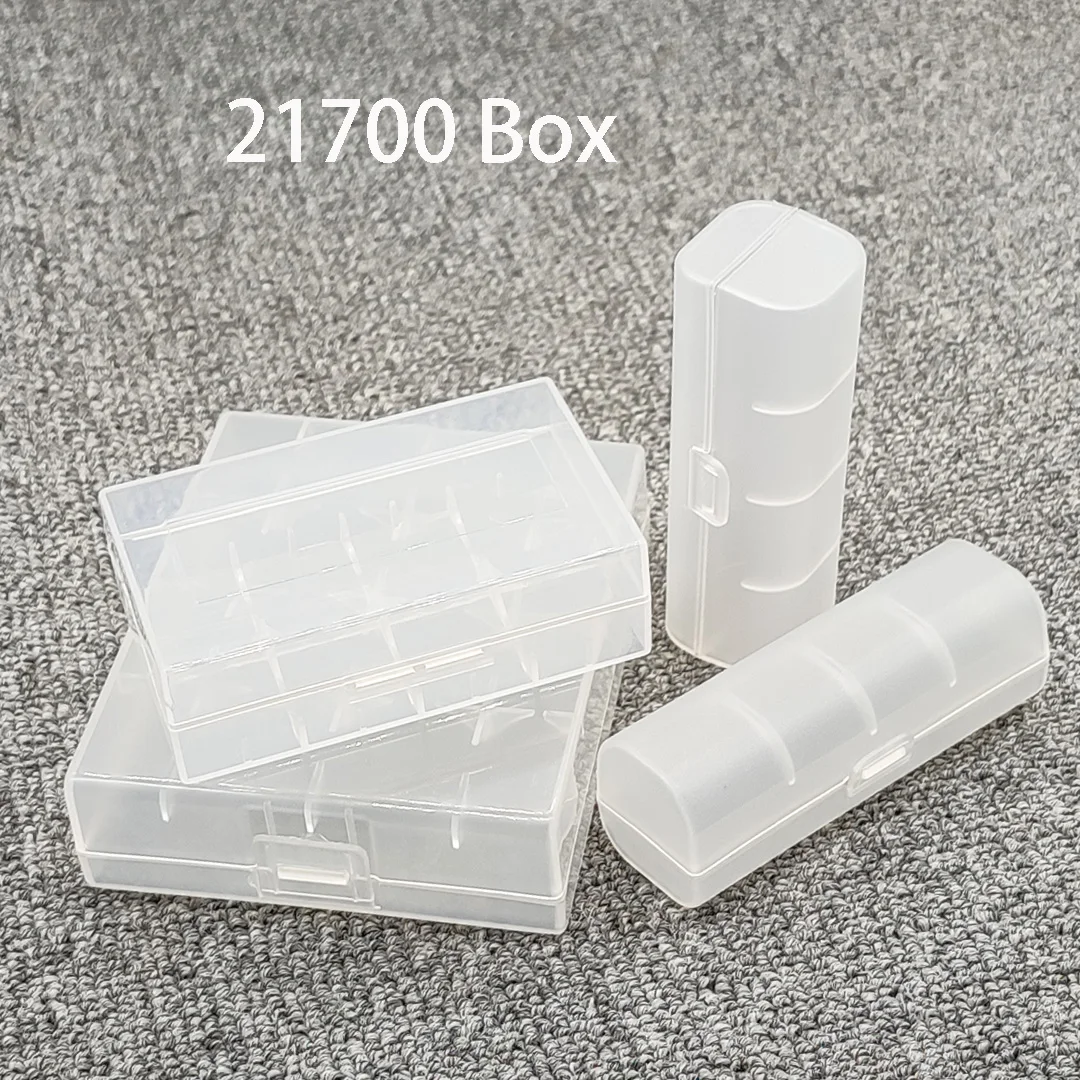 21700 Battery box 21700 Storage box 21700 storage Case Bracket Battery Charging Treasure Transparent Plastic With Cover