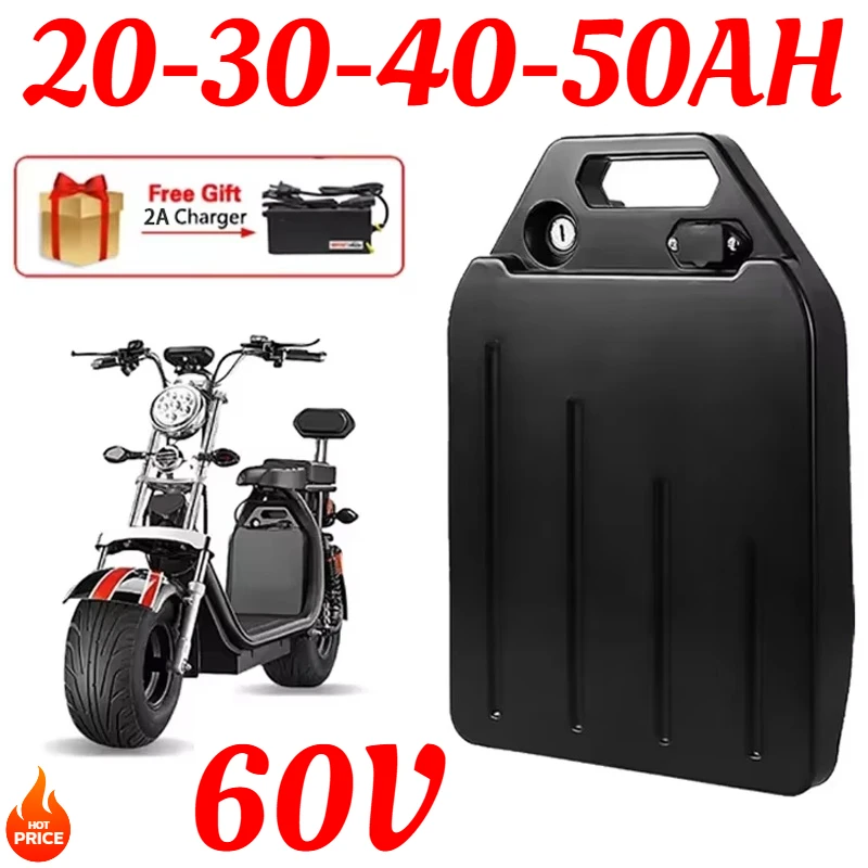 New CityCoco 60v 20Ah 30Ah Electric Motorcycle Waterproof Lithium Battery 18650 Suitable for CityCoco Electric Scooter Battery