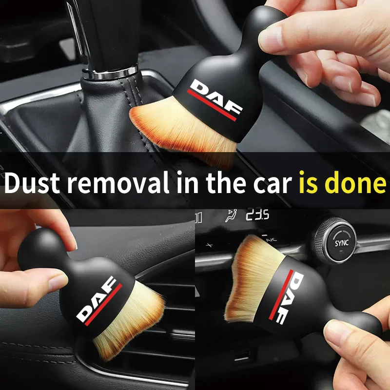 Car Air Vent Cleaning Soft Brush with Casing Car Interior Crevice Dusting for DAF XF 95 105 106xf CF LF VAN Storage Accessories