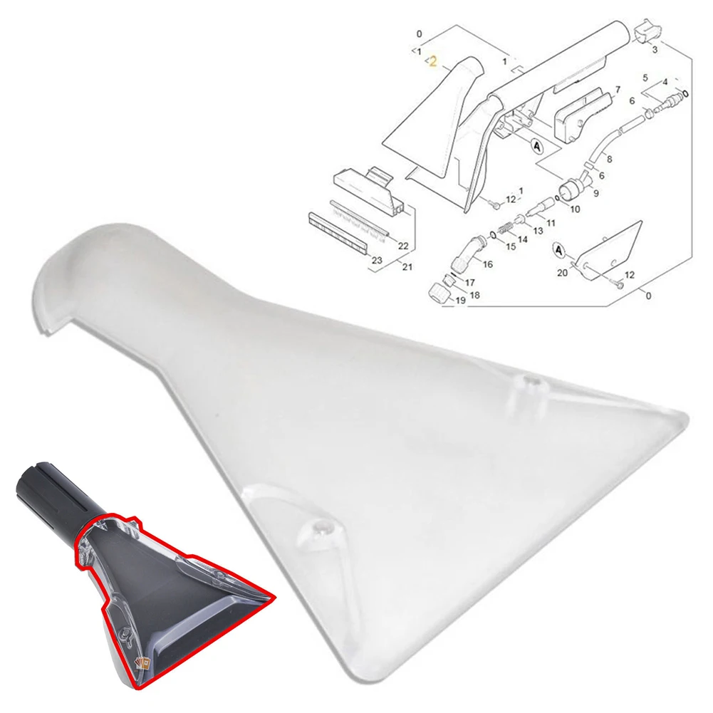 Fishtail Cover For Karcher Puzzi 8/1C 100 200 300 SEG10 Vacuum Cleaner Parts Replacement Upholstery Hand Tool Fishtail Cover