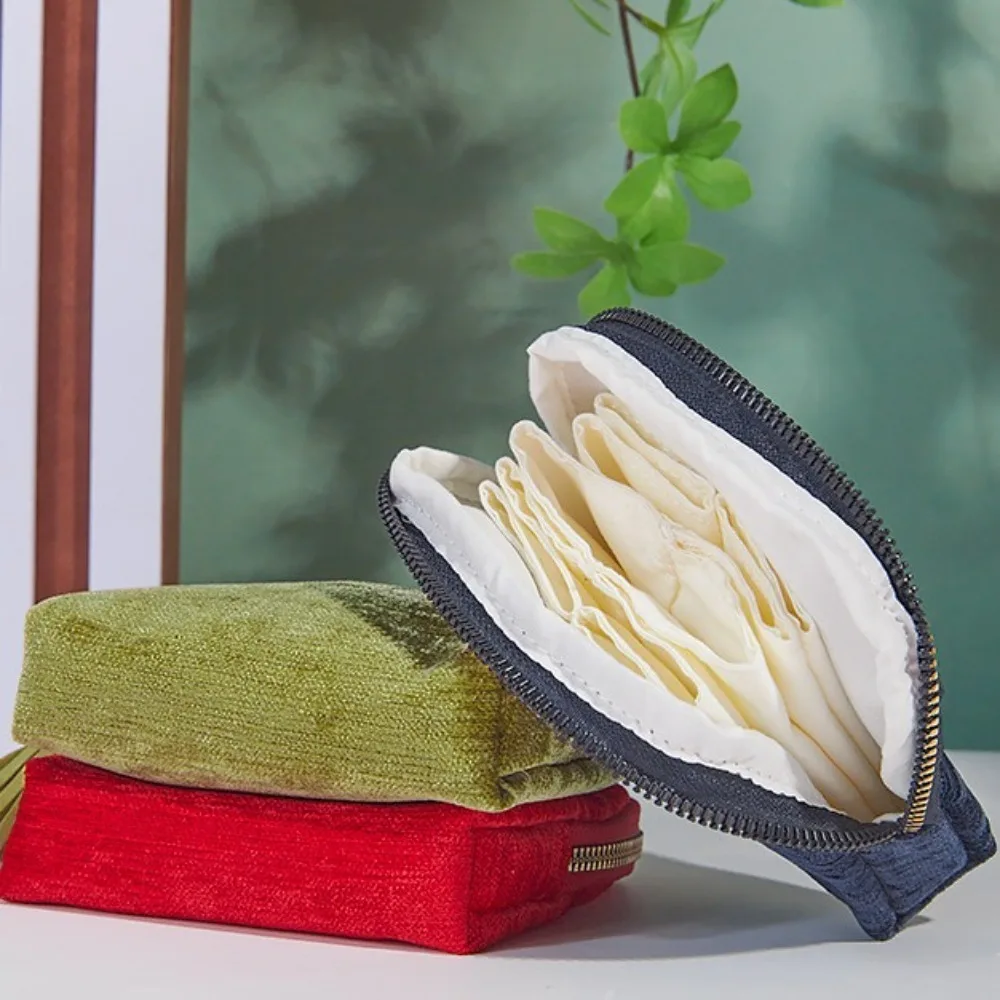 

Exquisite Jewelry Storage Bag Jewelry Display Bracelet Tassel Zipper Jewelry Bag Large Size Ring Pendant Jewelry Organizer