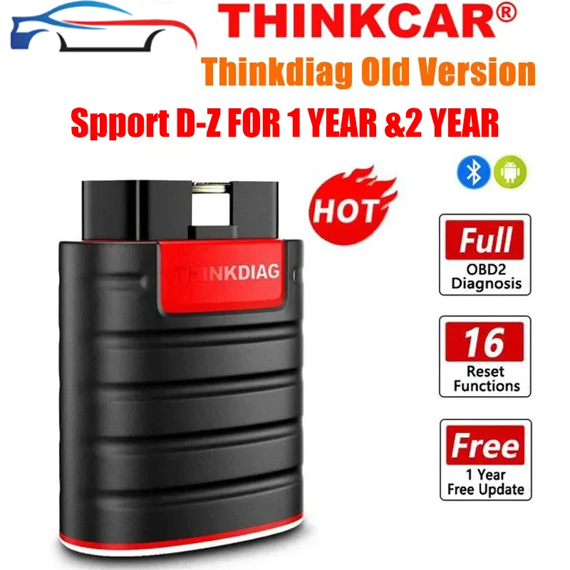 Thinkdiag Old Version Thinkdiag Diagzone Support all car 16 Reset Service OBD2 scanner tool PK Golo pro 4.0 dbscar 2 BT200