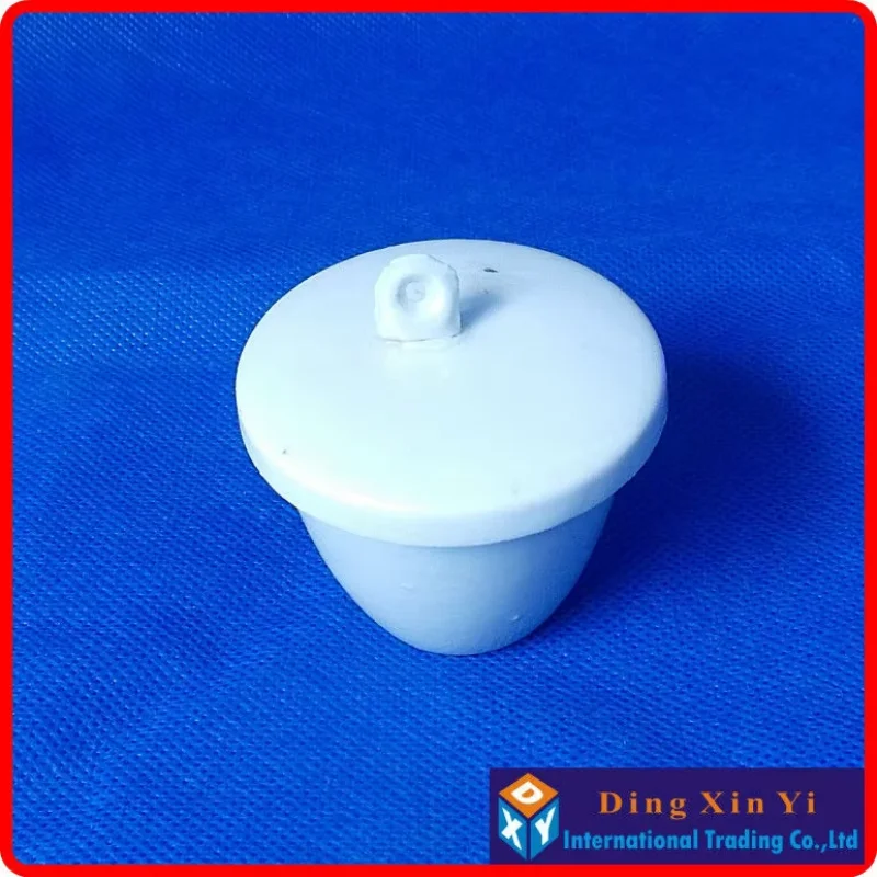 10 Pcs/Lot 40ml Curved Porcelain Crucible With Lid High Temperature Resistant Ceramic Crucible for Lab Experiment Customizable