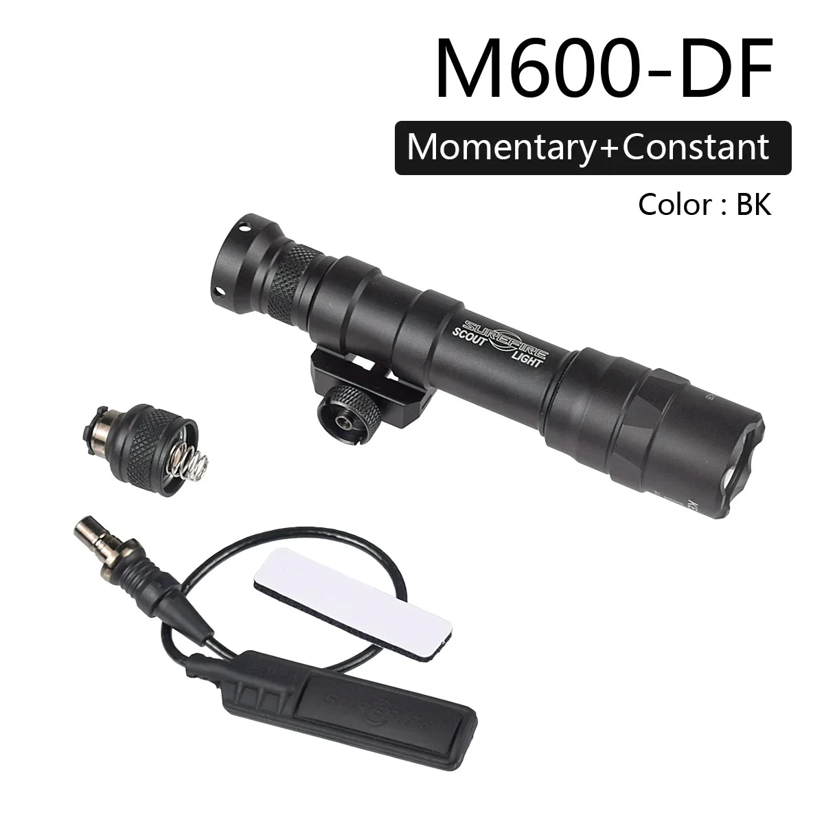 Tactical Surefire M600 M340 DF M640 SF Flashlight M340V Scout Light 20mm Picatinny Rail Mount Airsoft Hunting Light Lamp image 3