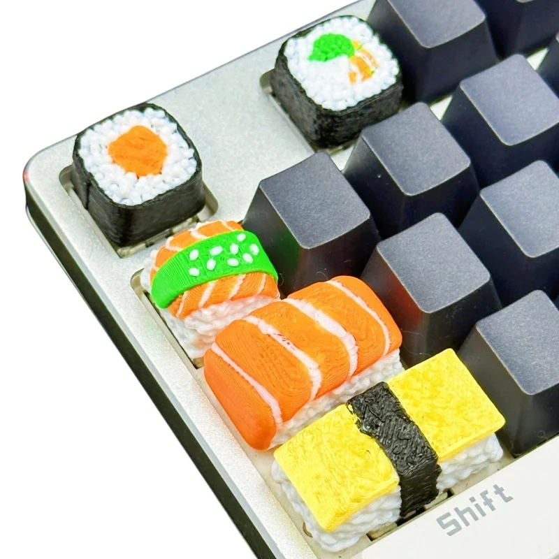 Creative Mechanical Keyboard Keycaps Made Resin Material 3d Polishing Process Available Multiple Options Suitable Tablet Laptop