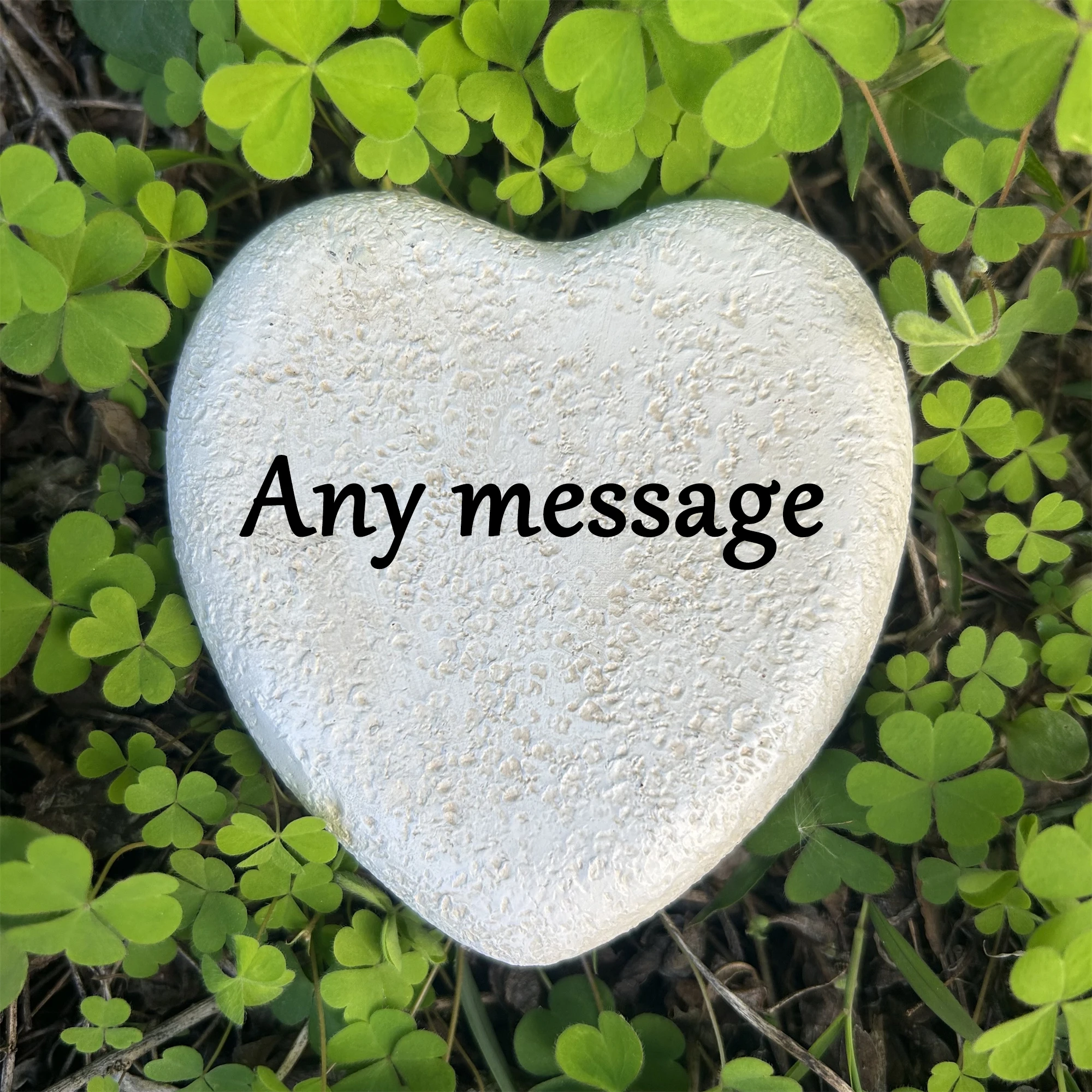 

Personalized Memorial Garden Stone，Encourage Stones，Welcome Stone with Any Message，Customized Remembrance Stones