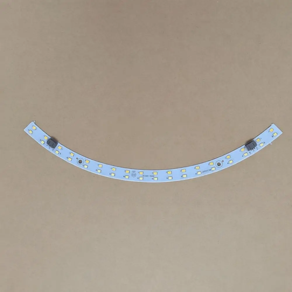 天井扇風機用ledライトボード。光学レンズストリップを搭載し、調光可能で均一な照明を実現。照明モジュールとしてアップグレードに最適。