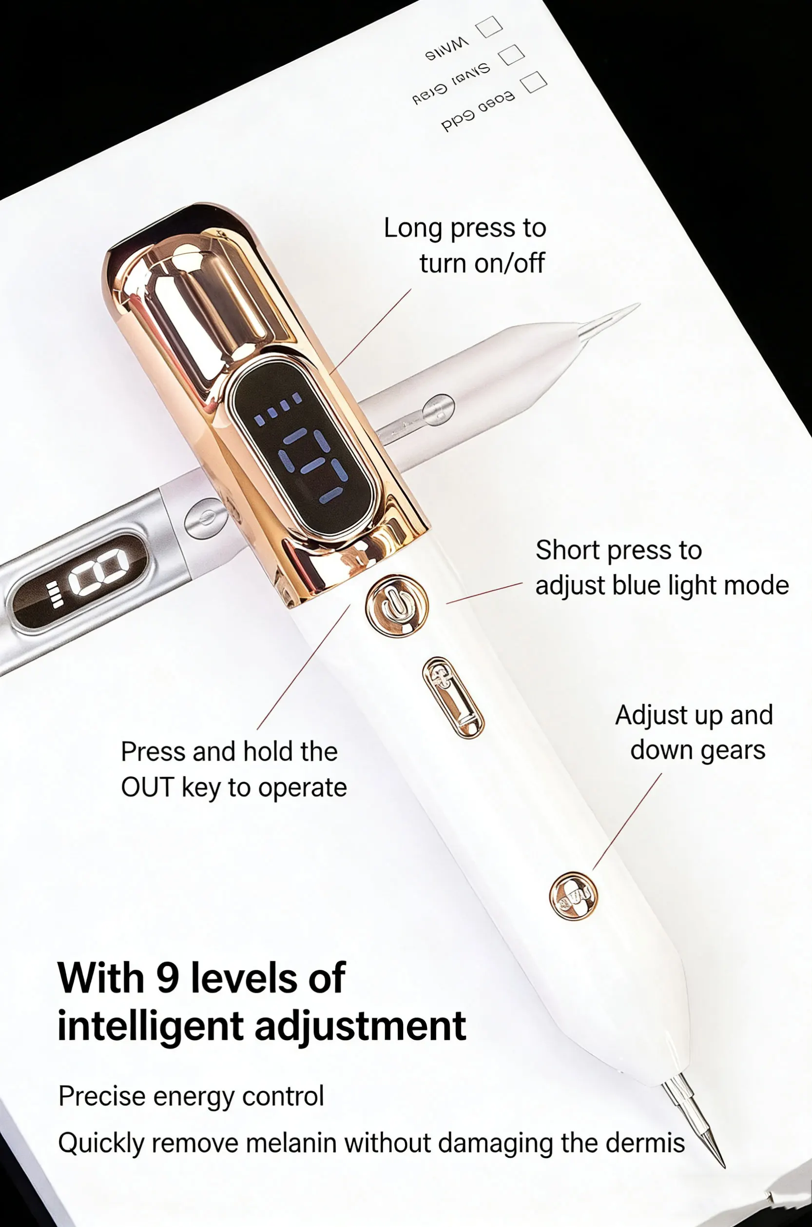 Painless Skin Tag Mole Spot Removal Equipment For Smooth Skin Wart Remover Eyelid Lifting Acne Treatment Pen For Skin
