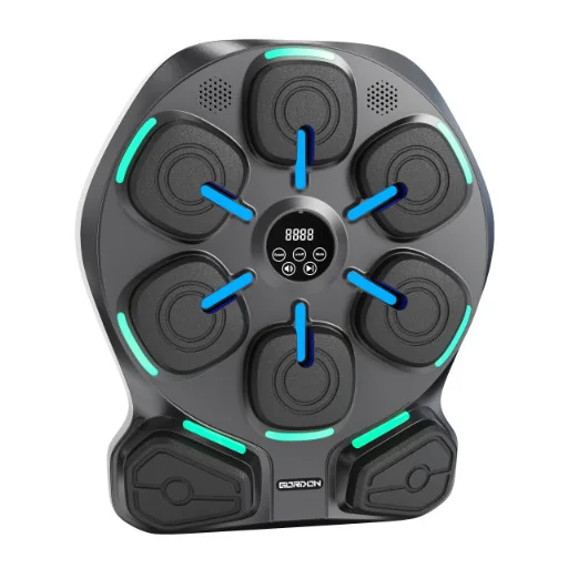 Smart Music Boxing Machine Wall‑Mounted Electronic Reaction Punching Target Bluetooth Boxing Trainer Home Fitness Stress Relief