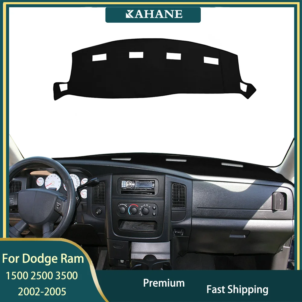 For Dodge Ram 2002-2005 Anti-UV Dashboard Protector Mat NonSlip Sunshade Cover for Car Interior Instrument Panel 1500 2500 3500