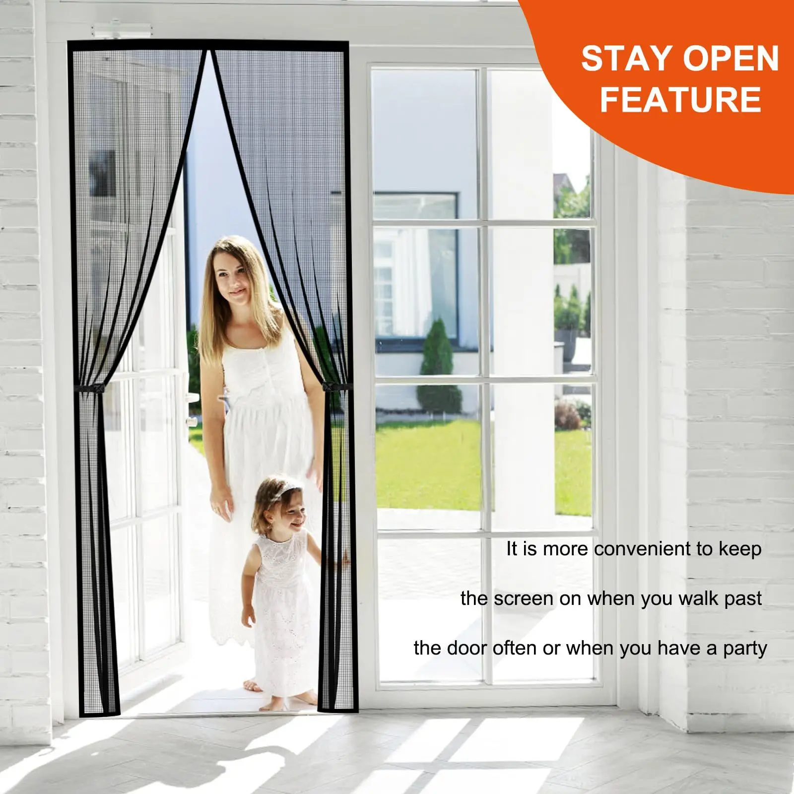 Mosquito Net Door Curtain House Home Screen Magnet Mesh Magnetic Automatic Closing Curtains Anti Fly Insect Mosquitoes Moustique