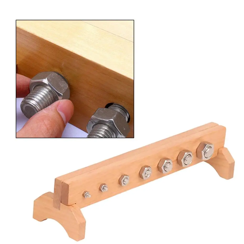 Montessori zintuiglijk speelgoed Schroef en set Montessori houten educatief speelgoed