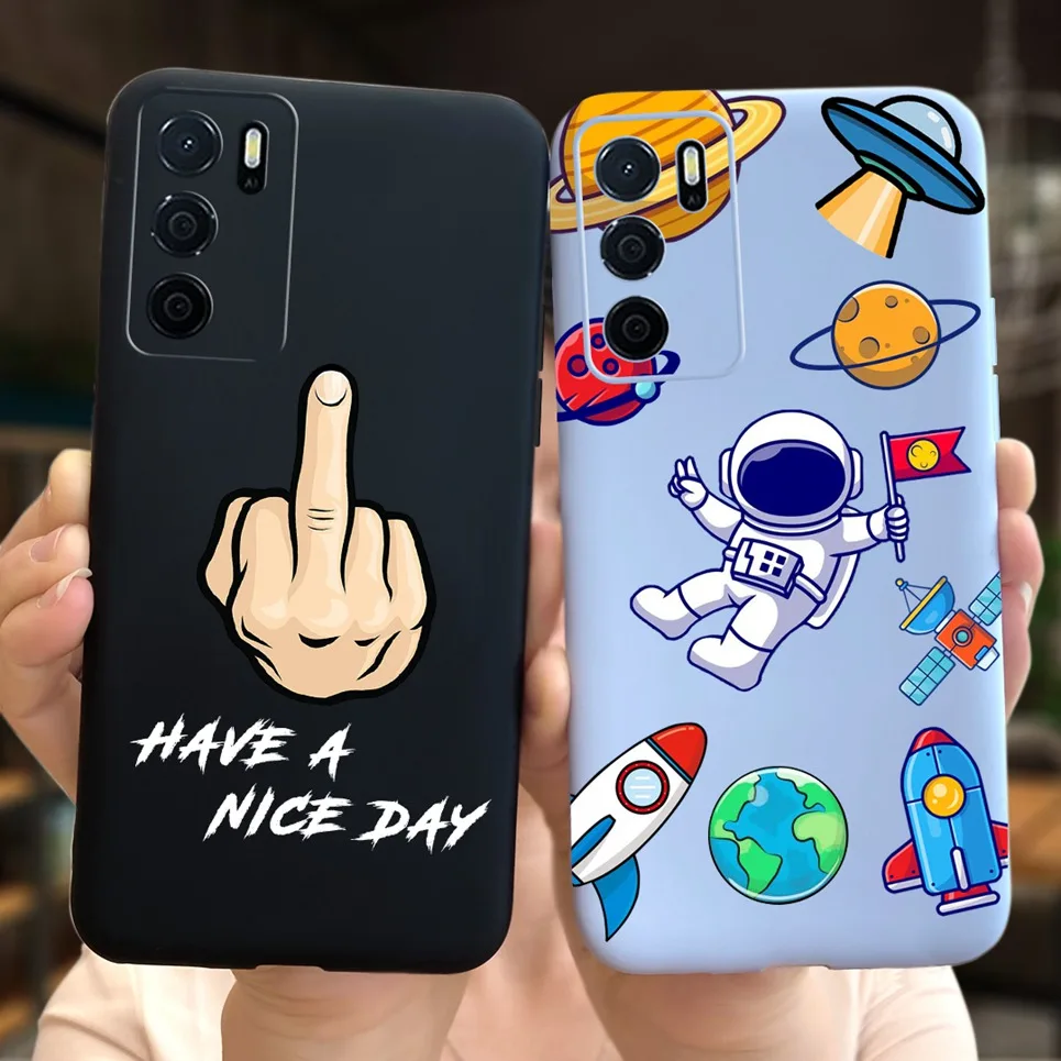 Oppo A16 A16s A16k A16e Phone Case Back Cover Cartoon Child Coque Shell For Oppo A16E A 16 OppoA16 4G Silicone Matte Soft Funda