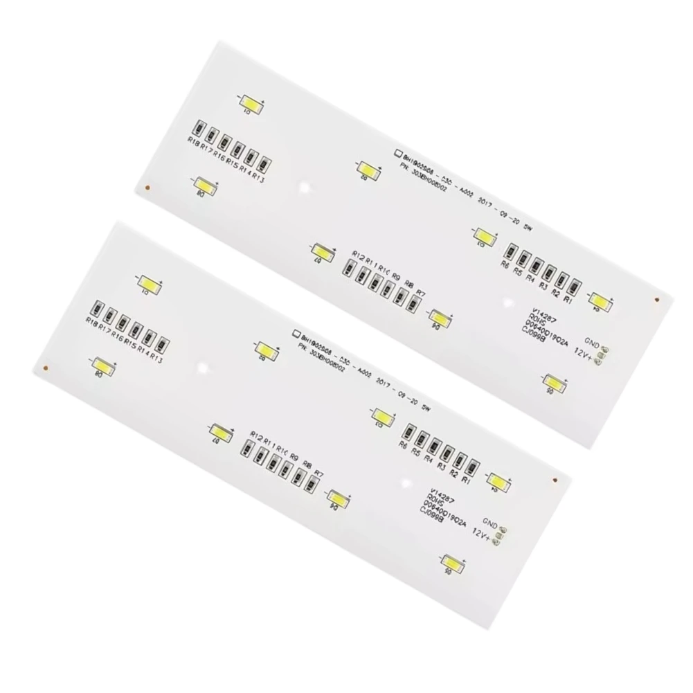 LED Light Kit 2 Pieces for Haier BCD-625WDGEU1 Refrigerator Compatible with Part Numbers 064001902A 064001903A