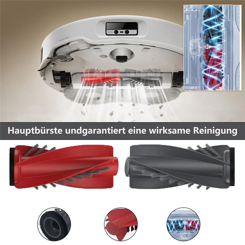 

T99C-для Roborock Qrevo Curv основная боковая щетка Hepa фильтр швабра тканевые мешки для пыли аксессуары для роботов-пылесосов