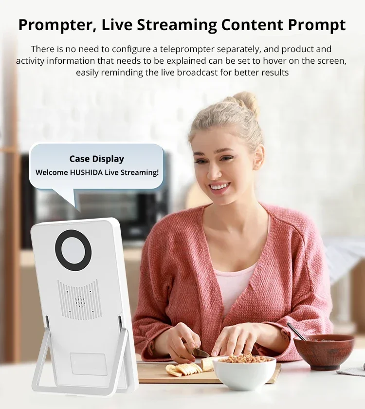 HUSHIDA 10,1 Zoll Video Live-Show Rundfunkgeräte Live-Streaming-Radio- und TV-Rundfunkgeräte