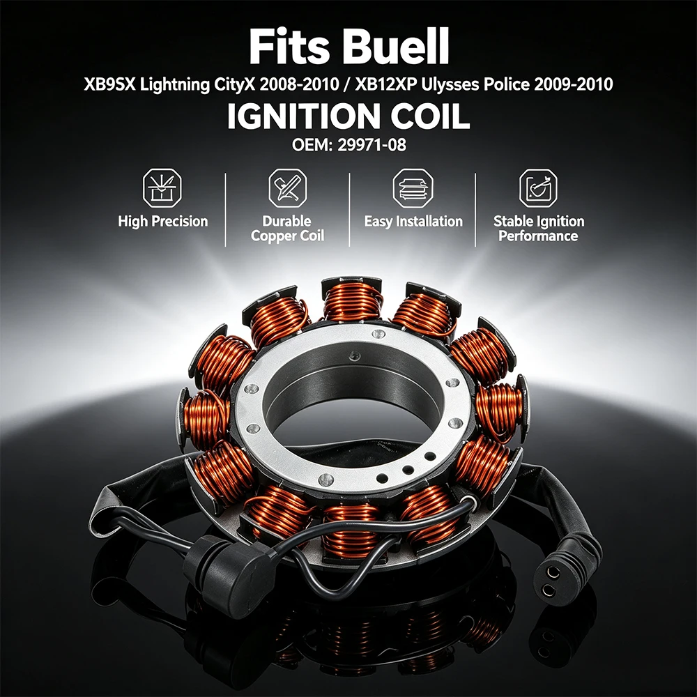 Motorcycle Ignition Stator Coil For Buell XB9SX XB12S XB12R XB12SX XB12STT XB12XP XB12SCG Lightning Ulysses Firebolt 29971-08