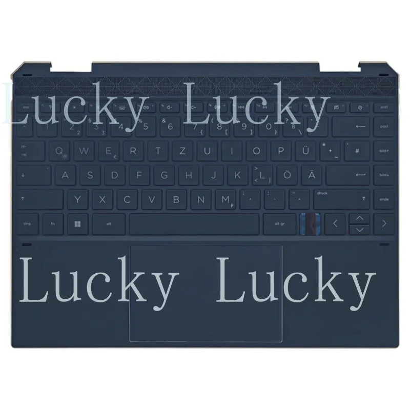 

f German GR Keyboard&PalmRest For HP X360 14-EA M22196-041 with backlit&touchpad