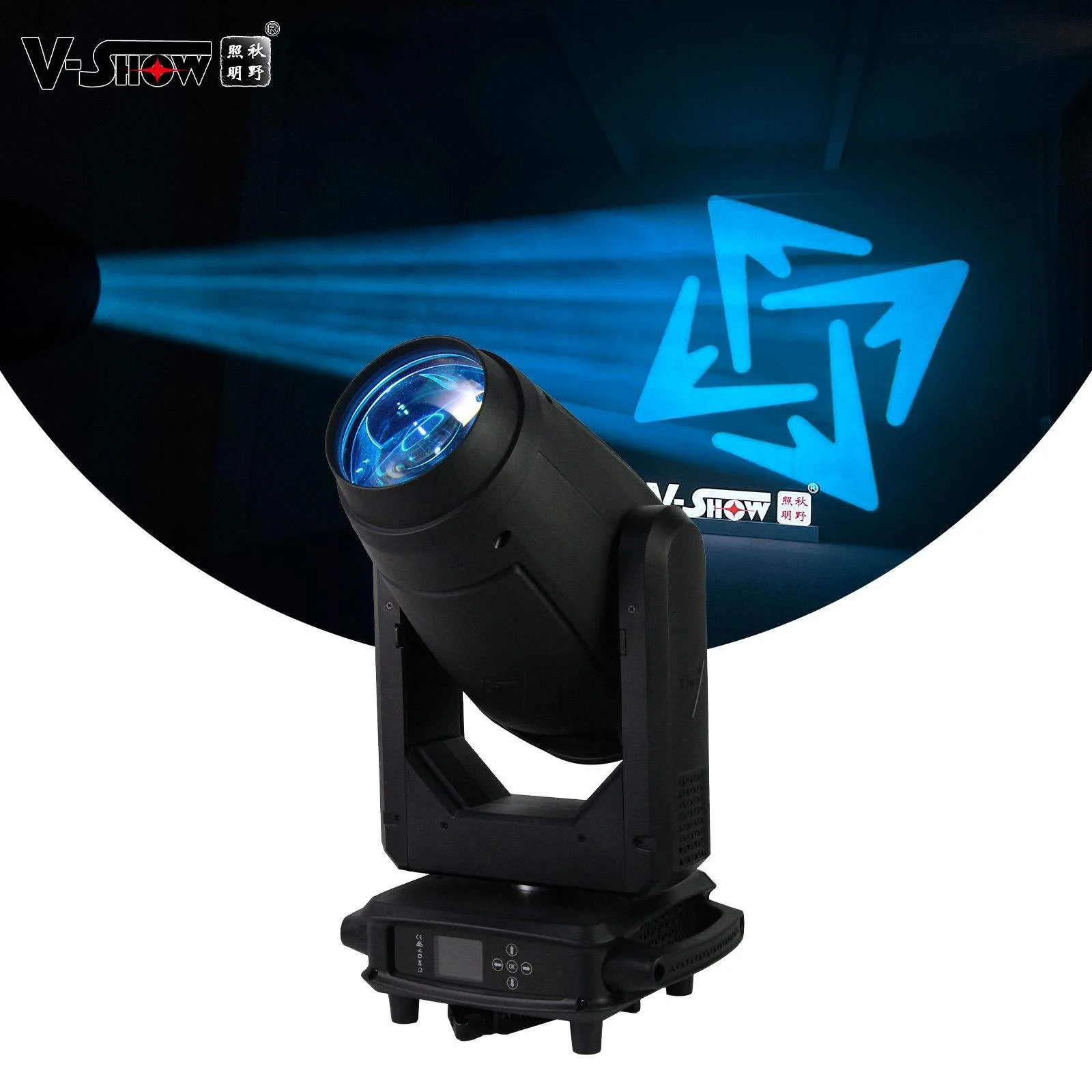 VSHOW S712 450W Hybrid Beam Spot Wash 3 في 1 Led رأس متحرك مع CMY CTO لأنشطة أداء ديسكو لحفلات الزفاف