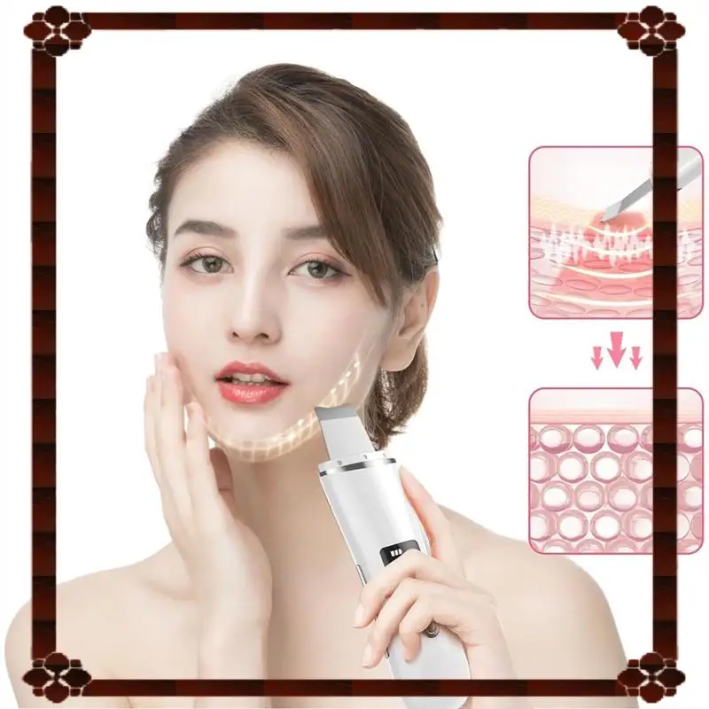 24-Hour Delivery Instrument Ultrasonic Facial Blackhead Resurfacing Machine, Beauty Cleansing Tool Ultrasonic Technology
