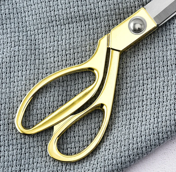 Stainless Steel Tailor's Scissors Galvanised Alloy Large Scissors 8 9.5’ Sewing Clothes Fabric Leather Leather Cutter DIY Tool