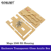 Enclosure Transparent Gloss Acrylic Box Compatible for arduino Mega 2560 R3 Case without the board