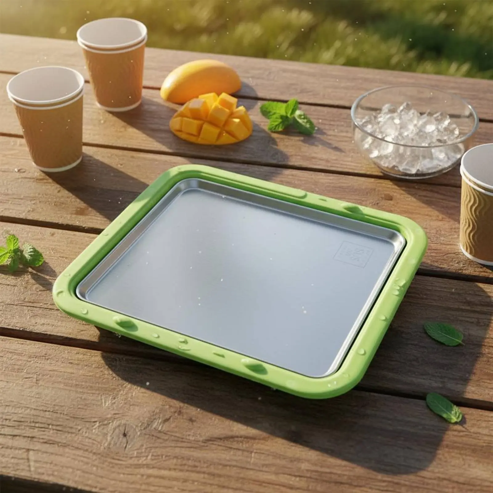Rolled Ice Cream Machine Homemade Desserts Ice Cream Roll Machine Fried Yogurt Pan Quick Freezing Instant Cold Plate DIY Fun