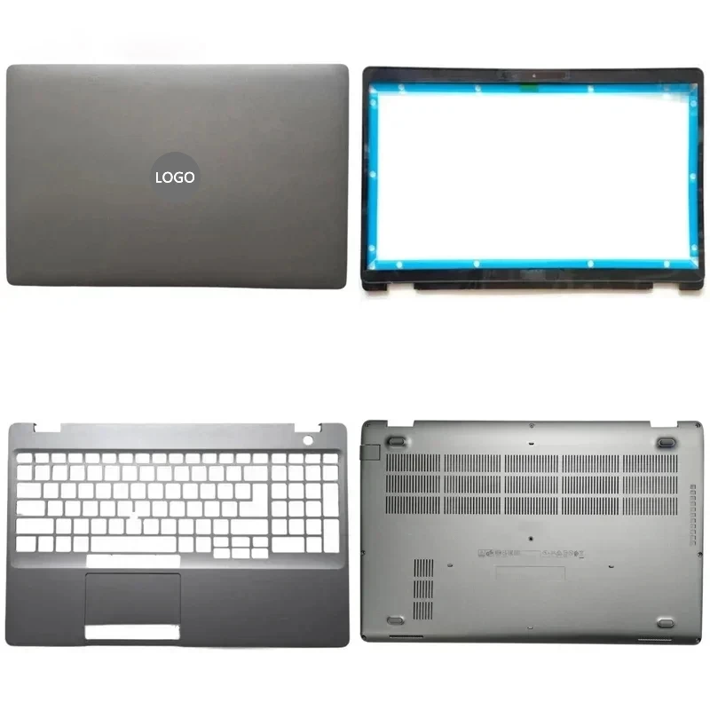 

New For Dell Latitude 5510 E5510 Precision 3551 Laptop LCD Back Cover Front Bezel Upper Palmrest Bottom Case Keyboard Hinges