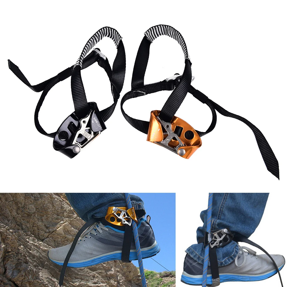 【1PC Right/Left Foot Ascender Riser Rock Climbing Mountaineering Equipment Gear】