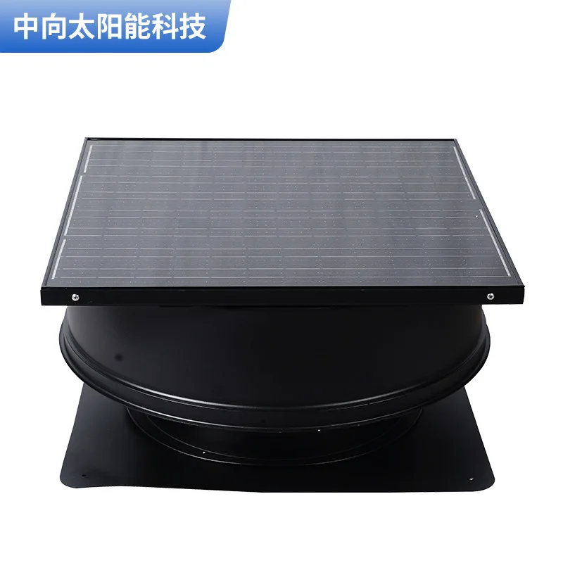 

Солнечная вытяжная система палатки, белый круглый вентиляционный охлаждающий вентилятор на крыше