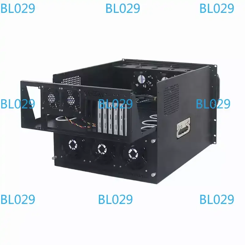 24-Drive NAS Chassis Rack Mount Support EATX Main Board Redundant Power Supply 360 Water-cooled Storage Server