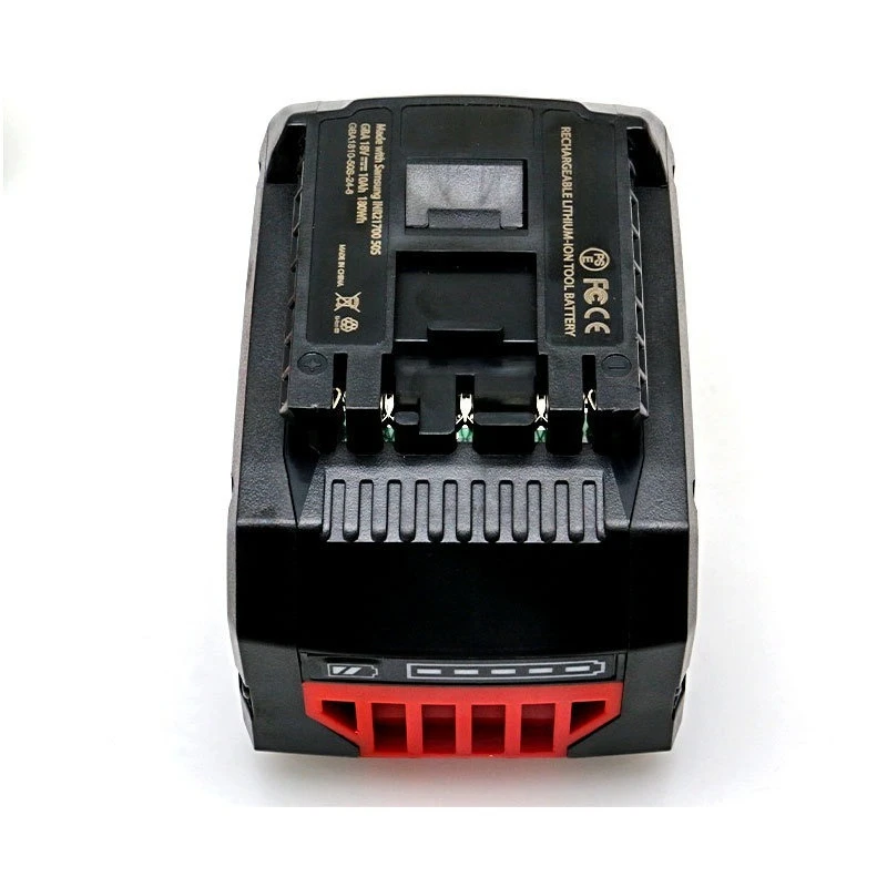 لبوش 18 فولت بطارية ليثيوم سعة كبيرة 4/5/8/10Ah وجع الحفر الكهربائية أدوات كهربائية البطارية #3