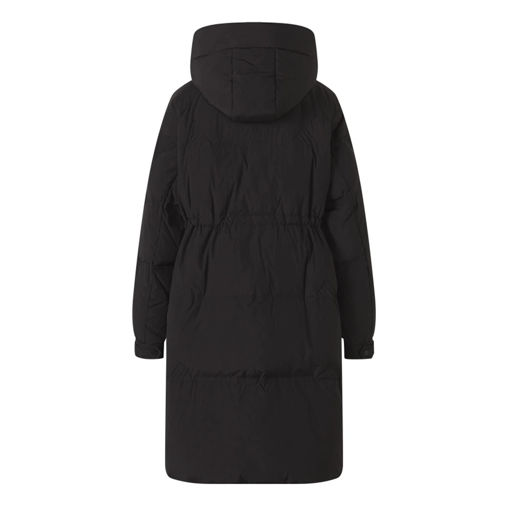 Metersbonwe-Doudoune longue à capuche pour femme, optique, manteau blanc, dames, nouvelle mode, vestes chaudes, décontracté, noir, hiver