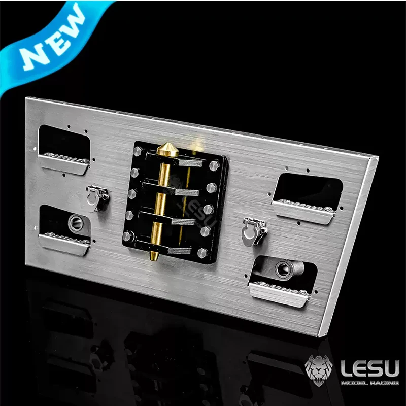 LESU RC Truck Metal Front Hook Coupler Trailer Hitch for 1/14 Tamiya R620 R470 R730 Car Accessories
