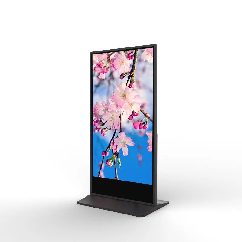Vertical advertising touch screen all-in-one machine HD playback screen shopping guide for shopping malls